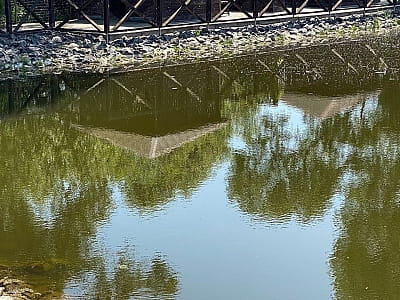 ставок в заміському комплексі «Зелена Садиба» у селі Давидківці біля міста Хмельницький