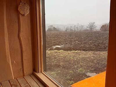 лазня на дровах в заміському комплексі «Острів» в місті Городок