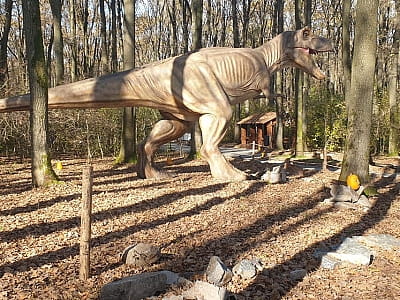 прогулятися серед гігантських динозаврів в DinoPark Берегово в селі Яноші Закарпатської області