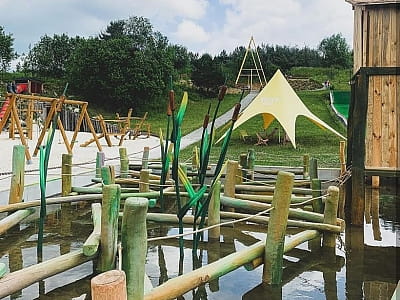 Водяне містечко і Переправа в парку УРУРУ біля Львова