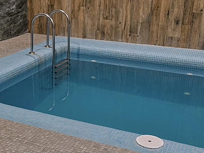 холодна купіль у SPA-центрі в заміському відпочинково-розважальному комплексі Boremel Hills у селі Боремель Рівненської області, неподалік Хрінницького водосховища.
