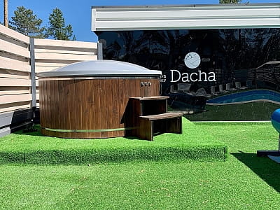чан на дровах в заміському комплексі Dacha у селі Сокирна Черкаської області