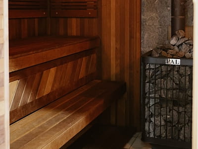 лазня на дровах в заміському комплексі «Горинський» в селі Рясники Рівненської області