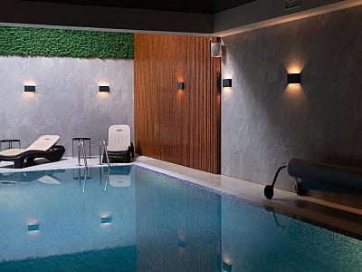 критий басейн SPA зони в готельно-ресторанному комплексі Makis неподалік від Луцька