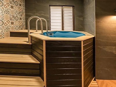 купіль SPA зони в заміському комплексі «ШишкиNN» у селі Снов'янка Чернігівської області
