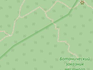 Розташування 1400-річний ялівець на мапі; Data: © OpenStreetMap contributors, SRTM, GEBCO, SONNY's LiDAR DTM, NASADEM, ESA WorldCover; Maps © Tracestrack