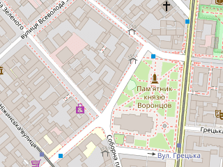 Розташування Granny на мапі; Data: © OpenStreetMap contributors, SRTM, GEBCO, SONNY's LiDAR DTM, NASADEM, ESA WorldCover; Maps © Tracestrack