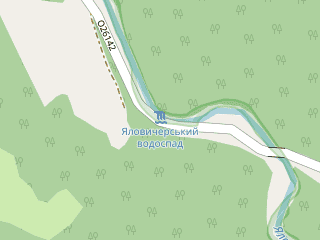 Розташування Яловичерський на мапі; Data: © OpenStreetMap contributors, SRTM, GEBCO, SONNY's LiDAR DTM, NASADEM, ESA WorldCover; Maps © Tracestrack