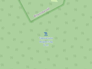 Розташування Тарничин на мапі; Data: © OpenStreetMap contributors, SRTM, GEBCO, SONNY's LiDAR DTM, NASADEM, ESA WorldCover; Maps © Tracestrack