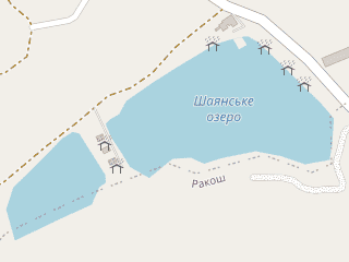 Розташування Шаянське на мапі; Data: © OpenStreetMap contributors, SRTM, GEBCO, SONNY's LiDAR DTM, NASADEM, ESA WorldCover; Maps © Tracestrack
