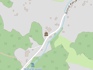 Розташування Гуцульської магії на мапі; Data: © OpenStreetMap contributors, SRTM, GEBCO, SONNY's LiDAR DTM, NASADEM, ESA WorldCover; Maps © Tracestrack