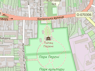 Розташування Жігмонда Перені на мапі; Data: © OpenStreetMap contributors, SRTM, GEBCO, SONNY's LiDAR DTM, NASADEM, ESA WorldCover; Maps © Tracestrack