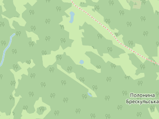 Розташування Брескулeць на мапі; Data: © OpenStreetMap contributors, SRTM, GEBCO, SONNY's LiDAR DTM, NASADEM, ESA WorldCover; Maps © Tracestrack