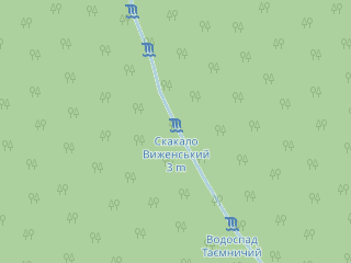 Розташування Скакало Виженський на мапі; Data: © OpenStreetMap contributors, SRTM, GEBCO, SONNY's LiDAR DTM, NASADEM, ESA WorldCover; Maps © Tracestrack