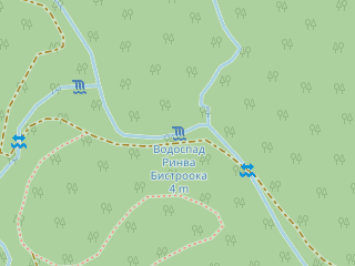 Розташування Ринва Бистроока на мапі; Data: © OpenStreetMap contributors, SRTM, GEBCO, SONNY's LiDAR DTM, NASADEM, ESA WorldCover; Maps © Tracestrack
