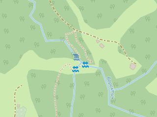 Розташування Дзвінка на мапі; Data: © OpenStreetMap contributors, SRTM, GEBCO, SONNY's LiDAR DTM, NASADEM, ESA WorldCover; Maps © Tracestrack
