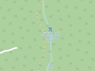 Розташування Лужківський на мапі; Data: © OpenStreetMap contributors, SRTM, GEBCO, SONNY's LiDAR DTM, NASADEM, ESA WorldCover; Maps © Tracestrack