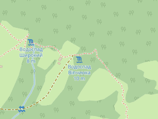 Розташування Віпчинка на мапі; Data: © OpenStreetMap contributors, SRTM, GEBCO, SONNY's LiDAR DTM, NASADEM, ESA WorldCover; Maps © Tracestrack