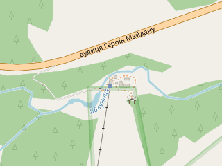 Розташування КОЗА на мапі; Data: © OpenStreetMap contributors, SRTM, GEBCO, SONNY's LiDAR DTM, NASADEM, ESA WorldCover; Maps © Tracestrack