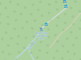 Розташування Багровецький на мапі; Data: © OpenStreetMap contributors, SRTM, GEBCO, SONNY's LiDAR DTM, NASADEM, ESA WorldCover; Maps © Tracestrack