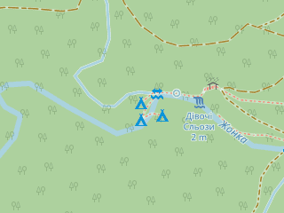 Розташування Чоловічі сльози на мапі; Data: © OpenStreetMap contributors, SRTM, GEBCO, SONNY's LiDAR DTM, NASADEM, ESA WorldCover; Maps © Tracestrack