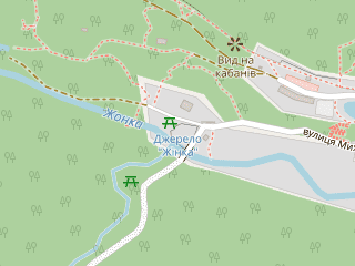 Розташування Карпати в мініатюрі на мапі; Data: © OpenStreetMap contributors, SRTM, GEBCO, SONNY's LiDAR DTM, NASADEM, ESA WorldCover; Maps © Tracestrack