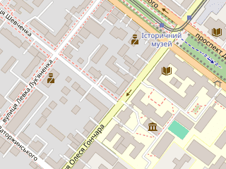 Розташування Щоденник вампіра на мапі; Data: © OpenStreetMap contributors, SRTM, GEBCO, SONNY's LiDAR DTM, NASADEM, ESA WorldCover; Maps © Tracestrack