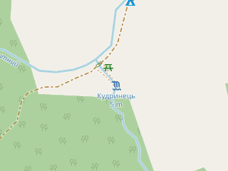 Розташування Кудринець на мапі; Data: © OpenStreetMap contributors, SRTM, GEBCO, SONNY's LiDAR DTM, NASADEM, ESA WorldCover; Maps © Tracestrack