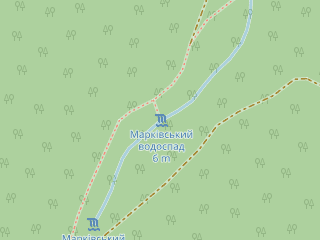 Розташування Марківський на мапі; Data: © OpenStreetMap contributors, SRTM, GEBCO, SONNY's LiDAR DTM, NASADEM, ESA WorldCover; Maps © Tracestrack