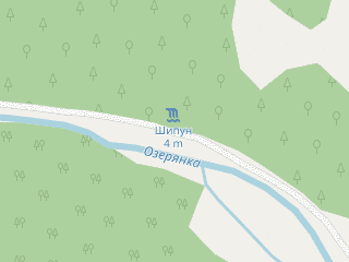 Розташування Шипун на мапі; Data: © OpenStreetMap contributors, SRTM, GEBCO, SONNY's LiDAR DTM, NASADEM, ESA WorldCover; Maps © Tracestrack