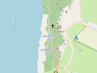 Розташування Дністер на мапі; Data: © OpenStreetMap contributors, SRTM, GEBCO, SONNY's LiDAR DTM, NASADEM, ESA WorldCover; Maps © Tracestrack