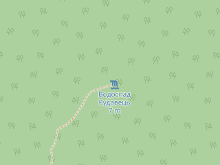Розташування Рудавець на мапі; Data: © OpenStreetMap contributors, SRTM, GEBCO, SONNY's LiDAR DTM, NASADEM, ESA WorldCover; Maps © Tracestrack