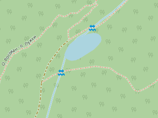 Розташування Лужки на мапі; Data: © OpenStreetMap contributors, SRTM, GEBCO, SONNY's LiDAR DTM, NASADEM, ESA WorldCover; Maps © Tracestrack