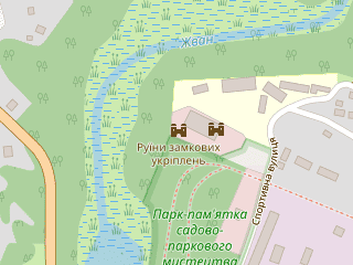Розташування Чурилів на мапі; Data: © OpenStreetMap contributors, SRTM, GEBCO, SONNY's LiDAR DTM, NASADEM, ESA WorldCover; Maps © Tracestrack