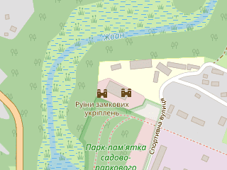 Розташування Комарів на мапі; Data: © OpenStreetMap contributors, SRTM, GEBCO, SONNY's LiDAR DTM, NASADEM, ESA WorldCover; Maps © Tracestrack