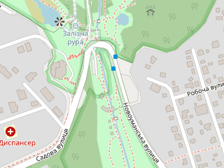 Розташування Нова Софіївка на мапі; Data: © OpenStreetMap contributors, SRTM, GEBCO, SONNY's LiDAR DTM, NASADEM, ESA WorldCover; Maps © Tracestrack
