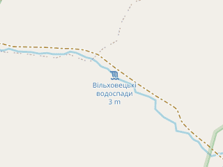 Розташування Вільховецький на мапі; Data: © OpenStreetMap contributors, SRTM, GEBCO, SONNY's LiDAR DTM, NASADEM, ESA WorldCover; Maps © Tracestrack