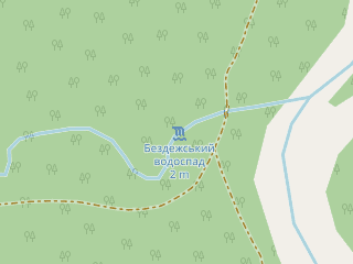 Розташування Бездежський на мапі; Data: © OpenStreetMap contributors, SRTM, GEBCO, SONNY's LiDAR DTM, NASADEM, ESA WorldCover; Maps © Tracestrack