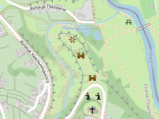 Розташування Скала-Подільський на мапі; Data: © OpenStreetMap contributors, SRTM, GEBCO, SONNY's LiDAR DTM, NASADEM, ESA WorldCover; Maps © Tracestrack