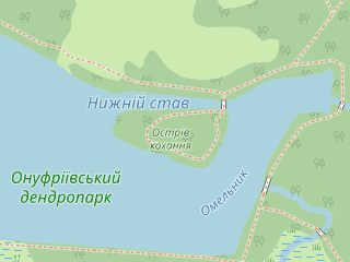 Розташування Онуфріївський на мапі; Data: © OpenStreetMap contributors, SRTM, GEBCO, SONNY's LiDAR DTM, NASADEM, ESA WorldCover; Maps © Tracestrack