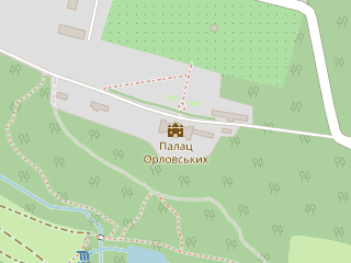 Розташування Орловських на мапі; Data: © OpenStreetMap contributors, SRTM, GEBCO, SONNY's LiDAR DTM, NASADEM, ESA WorldCover; Maps © Tracestrack