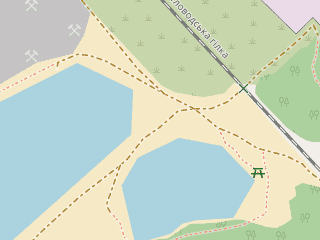 Розташування Блакитні озера Світловодська на мапі; Data: © OpenStreetMap contributors, SRTM, GEBCO, SONNY's LiDAR DTM, NASADEM, ESA WorldCover; Maps © Tracestrack