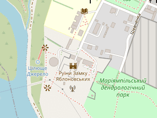 Розташування Маріямпільський на мапі; Data: © OpenStreetMap contributors, SRTM, GEBCO, SONNY's LiDAR DTM, NASADEM, ESA WorldCover; Maps © Tracestrack