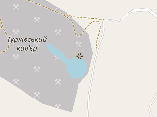 Розташування Турківський на мапі; Data: © OpenStreetMap contributors, SRTM, GEBCO, SONNY's LiDAR DTM, NASADEM, ESA WorldCover; Maps © Tracestrack