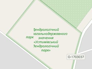 Розташування Устимівський на мапі; Data: © OpenStreetMap contributors, SRTM, GEBCO, SONNY's LiDAR DTM, NASADEM, ESA WorldCover; Maps © Tracestrack