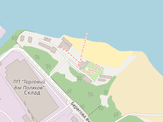 Розташування Sportohota на мапі; Data: © OpenStreetMap contributors, SRTM, GEBCO, SONNY's LiDAR DTM, NASADEM, ESA WorldCover; Maps © Tracestrack