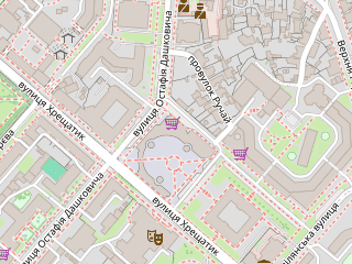 Розташування Підземелля Хогвартса на мапі; Data: © OpenStreetMap contributors, SRTM, GEBCO, SONNY's LiDAR DTM, NASADEM, ESA WorldCover; Maps © Tracestrack