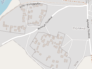 Розташування Садиба Івана Самотоса на мапі; Data: © OpenStreetMap contributors, SRTM, GEBCO, SONNY's LiDAR DTM, NASADEM, ESA WorldCover; Maps © Tracestrack