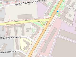 Розташування Потяг привид на мапі; Data: © OpenStreetMap contributors, SRTM, GEBCO, SONNY's LiDAR DTM, NASADEM, ESA WorldCover; Maps © Tracestrack