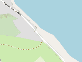 Розташування Оазис Пляж на мапі; Data: © OpenStreetMap contributors, SRTM, GEBCO, SONNY's LiDAR DTM, NASADEM, ESA WorldCover; Maps © Tracestrack